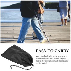 Crutch Storage Bag for Hiking and Camping with Drawstring Closure