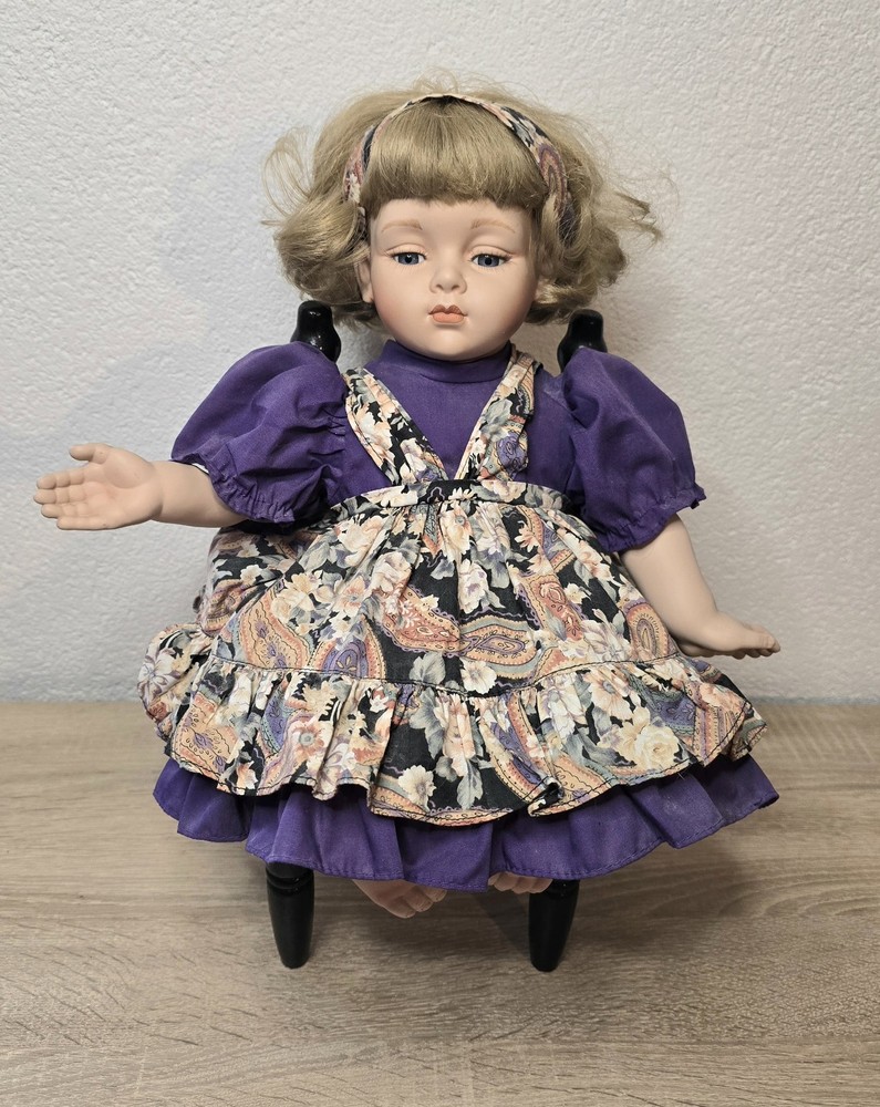 Artisan Limited Edition Porcelain Doll Comet 35cm Sitting Collector Doll Vintage