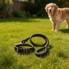 Comfortable PU Leather Dog Leash 1.2m for Daily Use with Medium Large Breeds