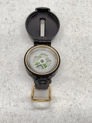 Vintage Engineer Lensatic Compass Camping Hiking Military Outdoors LKNC
