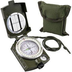 Compasses，Hiking Compass for Survival with ，Waterproof Durable and Green