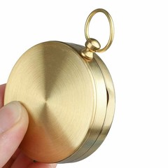 Pocket Brass Watch Style Military Army Luminous Compass Outdoor Camping Hiking