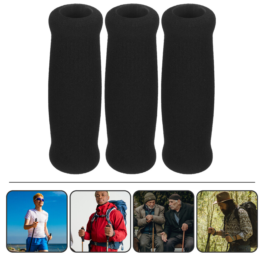 3Pcs Thicken Handles Grip for Crutch Elderly Chair Wraps Grips Crutches