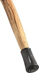 Wooden Walking Stick Hiking Trekking Wood Cane Poles Hand Staff Carved Wolf 55″