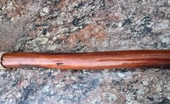 47.5”- Hand Carved -compass End- Hiking Stick – Walking Cane – Grip Wrapped-tip