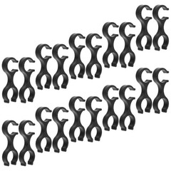 20 Pcs Climbing Cane Clip Walking Stick Buckle Trekking Pole Accessories