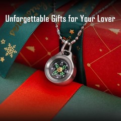 Pocket Compass – Durable Titanium Waterproof Survival Necklace