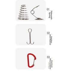 AYXSEE for OCTOPUS Tent Pegs 11cm Lightweight Windproof Rope Anchors Outdoor