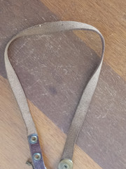 Vtg Taylor Instruments Compass Black Case Leather Lanyard Brass Pin Asheville NC