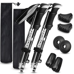 Hiking Poles Collapsible Trekking Poles – Aluminum Alloy 7075 Walking Sticks for