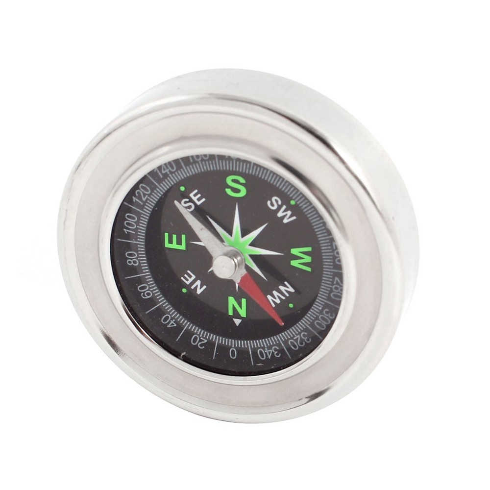 60mm Dia Round Dial Portable Sensitive Compass for Outdoor Hiking Travel