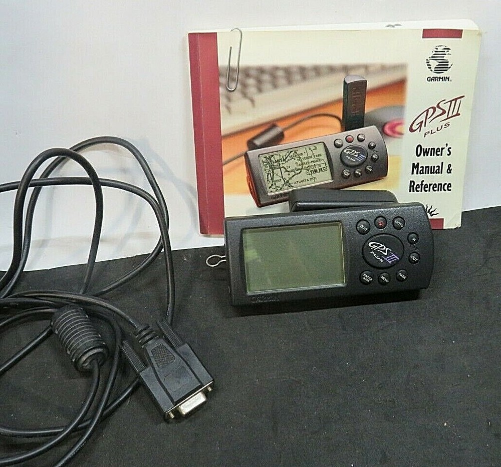 Garmin GPS 3+ PLUS CABLE AND MANUAL Untest