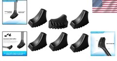 Replacement Rubber Tips for Trekking Poles – 6 Pack, Fit 0.38-0.44 Inch Poles