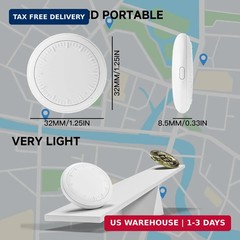 GPS Tracker for Vehicles,Mini Hidden Car Tracker with Magnetic Case,No Monthly F