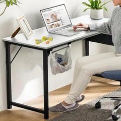 AUXPhome Under the Table Plastic Trash Bag Holder for Desk, Magnetic Grocery