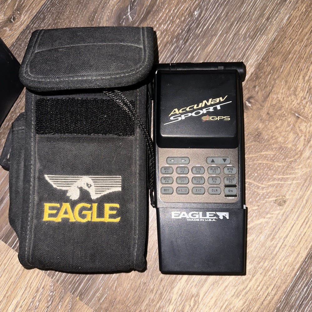 Eagle AccuNav Sport GPS Device Vintage USA Made Untested For Parts or Repair
