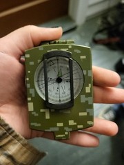 Aluminum Military Prismatic Sighting Compass