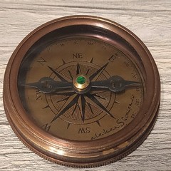 Aladean Brass Compass – 2 1/4″ – To My Grandson