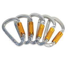 5 – 25kn Carabiners Heavy Duty Climbing Twist Lock Auto Locking Aluminum D Ring