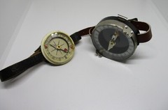 Vintage Original Soviet Wrist Military Tourist Compass Adrianov USSR 1970s