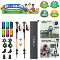 Nordic Walking Stick, TP1 Hiking Poles Retractable Lightweight 7075 Aluminum,…