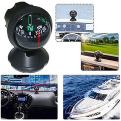 Compass for Car with Bottom Stick Car Compass Ball,Adjustible and Night Vision C