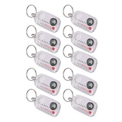 10PCS Portable Compass And Thermometer For Outdoor Adventures Easy To Use