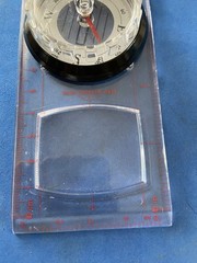 NEW VINTAGE Ruler COMPASS SUN WATCH /magnifying Glass NICE LOOK