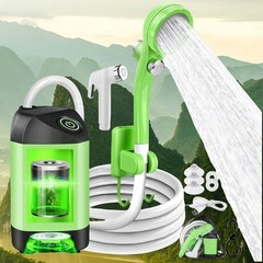 Adjustable Portable Shower for For camping 5 Levels Water Pressure System