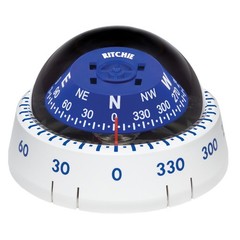 Ritchie XP-99W Kayaker Compass – Surface Mount – White XP-99W UPC 010342140661