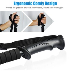 2x Walking Hiking Sticks Anti-shock Adjustable Nordic Trekking Alpenstock Poles