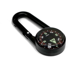 Durable Clip-on Carabiner Compass for Hiking Trails and Backcountry Use