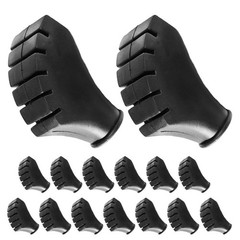 15 Pcs Support Rubber Stick Tip Pole Protectors Decorative Cane Tips