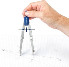 550 02 Noris School Compass Set: Universal Adapter & Eco-Friendly Design