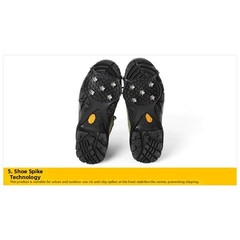 5Tooth Crampons with Lightweight Design for Secure Walks on Ice and Snow