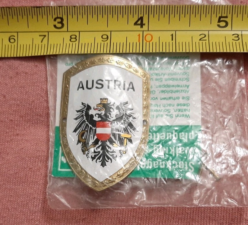 Austria Coat of Arms Walking Stick Stud Accessory Decoration Travel Souvenir NEW