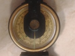 Vintage Engineer Lensatic Precise Compact Compass