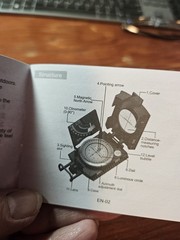 NiB*ANBTE MULTIFUNCTION METAL COMPASS*Bronze
