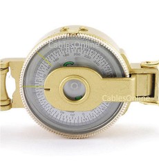 Metal Case Lensatic Compass for Broadband and Satellite, CablesOnline TL-CM03