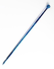 Handcrafted Convertible Titanium Walking Cane with Ice Ferrule