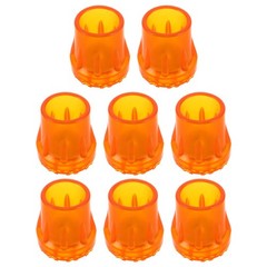 8 Pcs Underarm Crutch Foot Pads Tips Walking Accessories Cane Caps