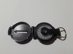 Vintage Engineer Directional Compass Lensatic Black 3″, display 1,75″