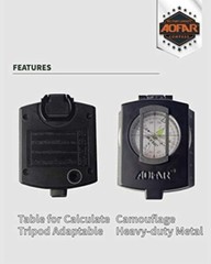 Multi-Functional Outdoor Compass – Waterproof, Shakeproof with Adjustable Lens