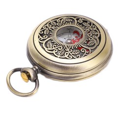 Compass New Outdoor Camping Hiking Portable Pocket Brass Gold Color Copper
