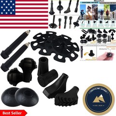 Universal Rubber Trekking Pole Tips – Protect and Enhance Stability Anywhere