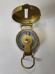 Vintage Antique Lensatic Liquid-Filled COMPASS MADE IN JAPAN
