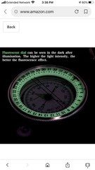 Bijia High Accuracy Metal Waterproof Military Lenstatic Sighting Compass Black
