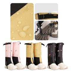 Children Gaiters Hiking Gaiters Adjustable Strap Thermoplastic Bottom Strap
