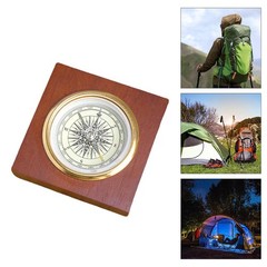 Classic Wooden-Cased Functional Practical Easy-To-Use Vintage Wooden Box Compass