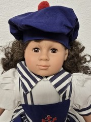Doll Vinyl Doll Simba 46cm Sleep Eyes Maritime Vintage Excellent Condition